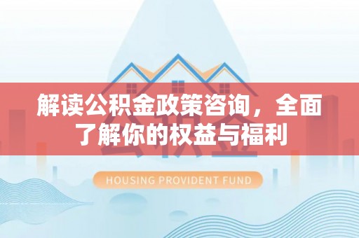 西乡解读公积金政策咨询，全面了解你的权益与福利