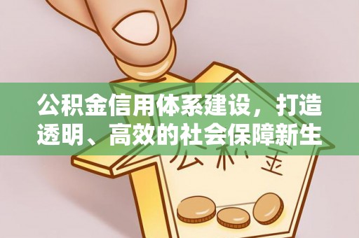 西乡公积金信用体系建设，打造透明、高效的社会保障新生态