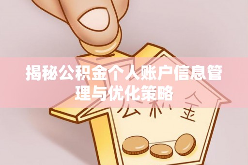 西乡揭秘公积金个人账户信息管理与优化策略
