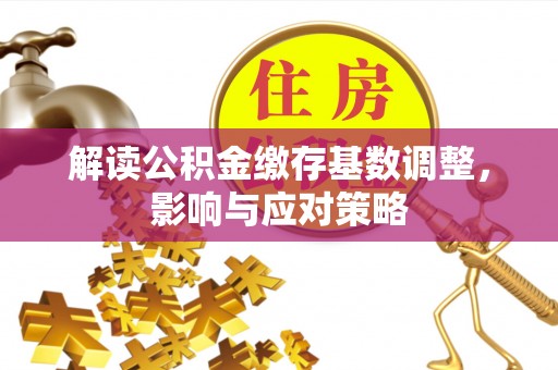 西乡解读公积金缴存基数调整，影响与应对策略