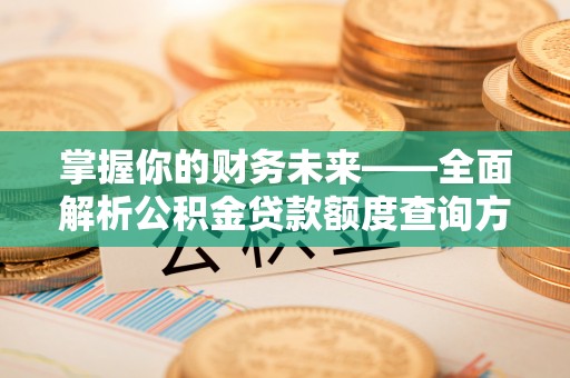 西乡掌握你的财务未来——全面解析公积金贷款额度查询方法